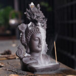 mainimage0Purple Clay Dragon Incense Burner with 20 Cones Waterfall Backflow Incense Holder Aromatherapy Ornament Zen Decor.jpg