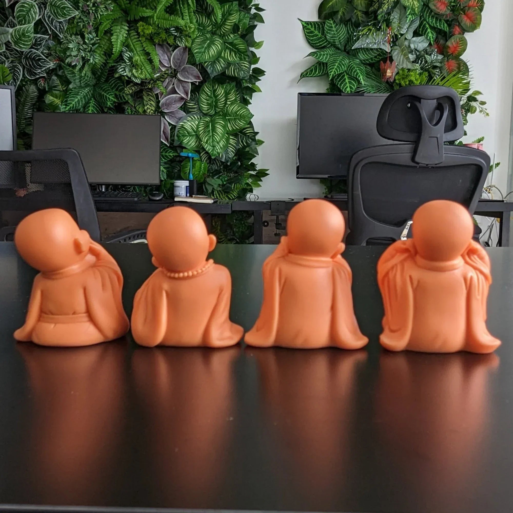 set 4 pink little monk buddha statues 5.jpg set 4 pink little monk buddha statues 5.jpg