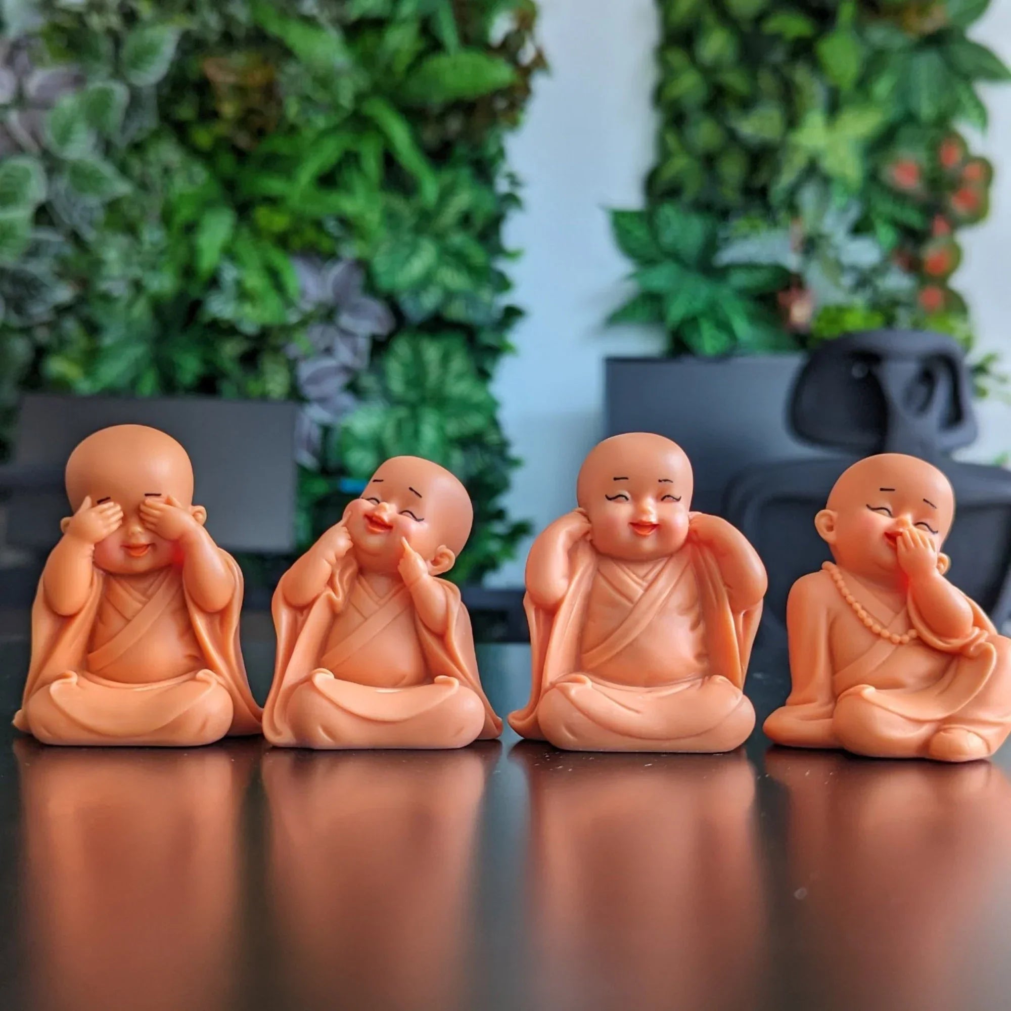 set 4 pink little monk buddha statues 8.jpg set 4 pink little monk buddha statues 8.jpg