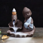 variantimage8Creative Home Decoration Buddhist Incense Burner Small Buddha Ceramic Censer Little Monk Backflow Incense Holder Ceramic.jpg